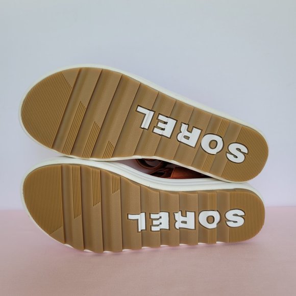 SOREL Cameron Flatform Suede Sports Sandals-Desert Sun- Women’s US Size 9 ⭐ - Picture 14 of 16
